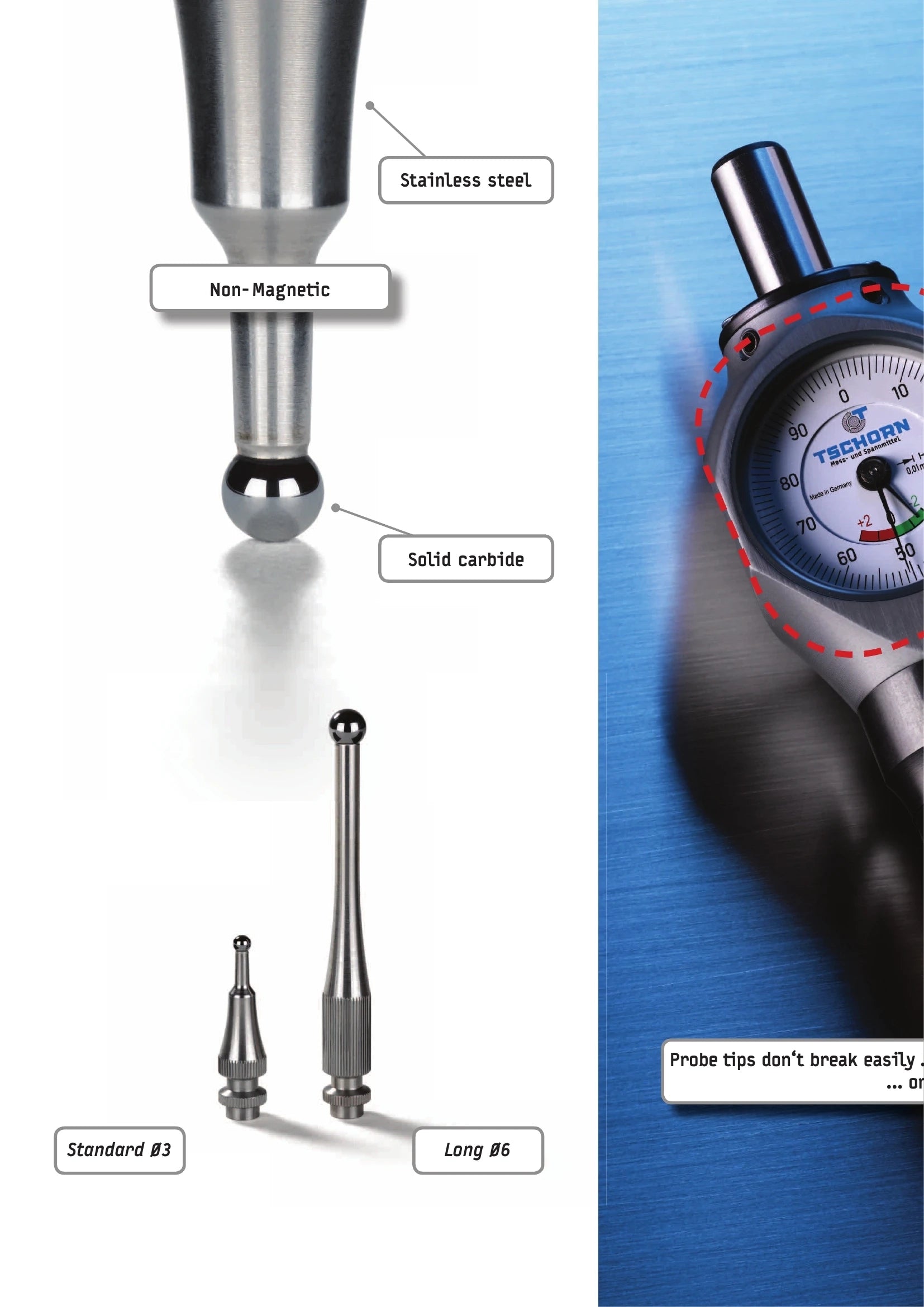 Cnc Touch Probe Waterproof Measuring Instrument