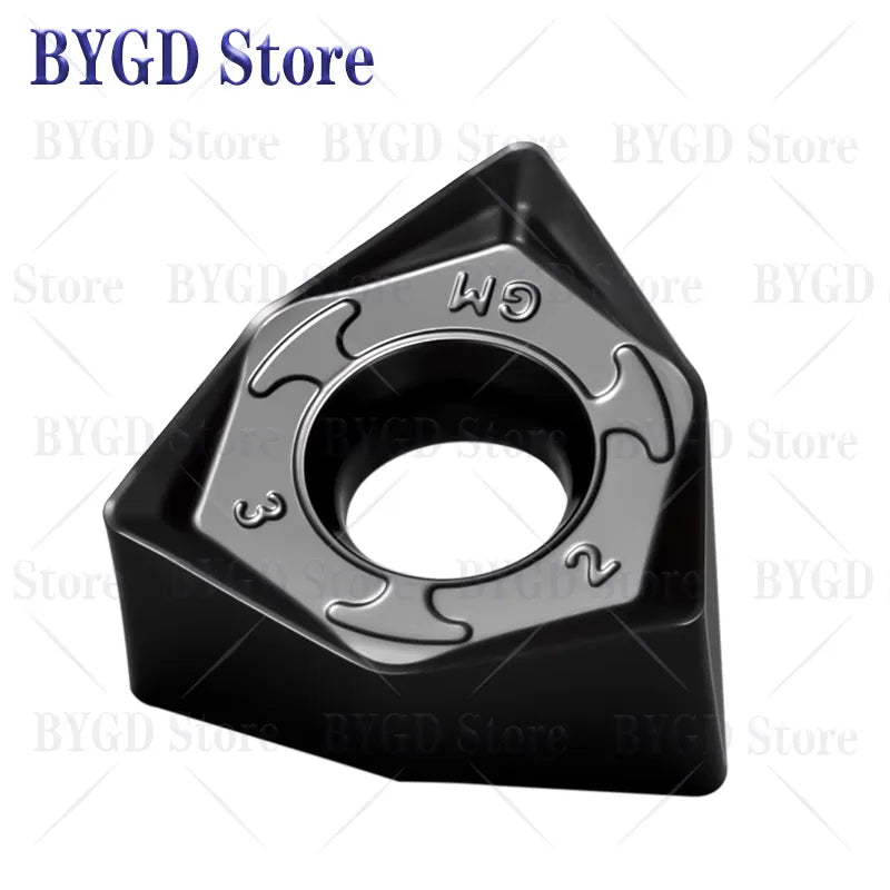 BYGD WNMU080608 Double sided hexagonal heavy-duty milling insert, 90 °, matched with WFWN MFWN900, WNMU hard alloy insert