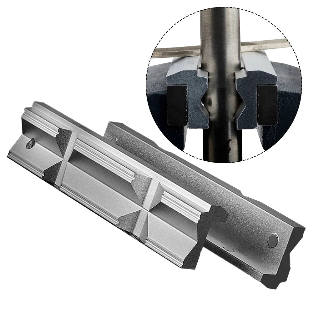 2023 NEW CNC Milling Steel Vise Hard Jaw Fixture V-Type Jaw Aluminum Alloy 4" Or 6" Milling Kit Hot Sale