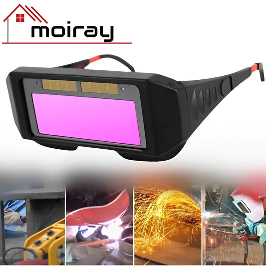 Automatic Dimming Welding Glasses Light Change Auto Darkening Anti-Eyes Shield Goggle for Welding Masks EyeGlasses Accessories