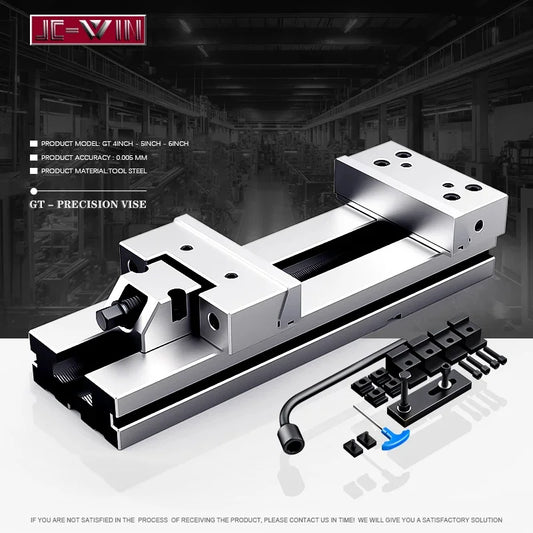 Precision Bench Vise Work Bench 4/5/6Inch Clamp Machine Large Opening Fixture Apply to Various CNC Equipment Machining  Center