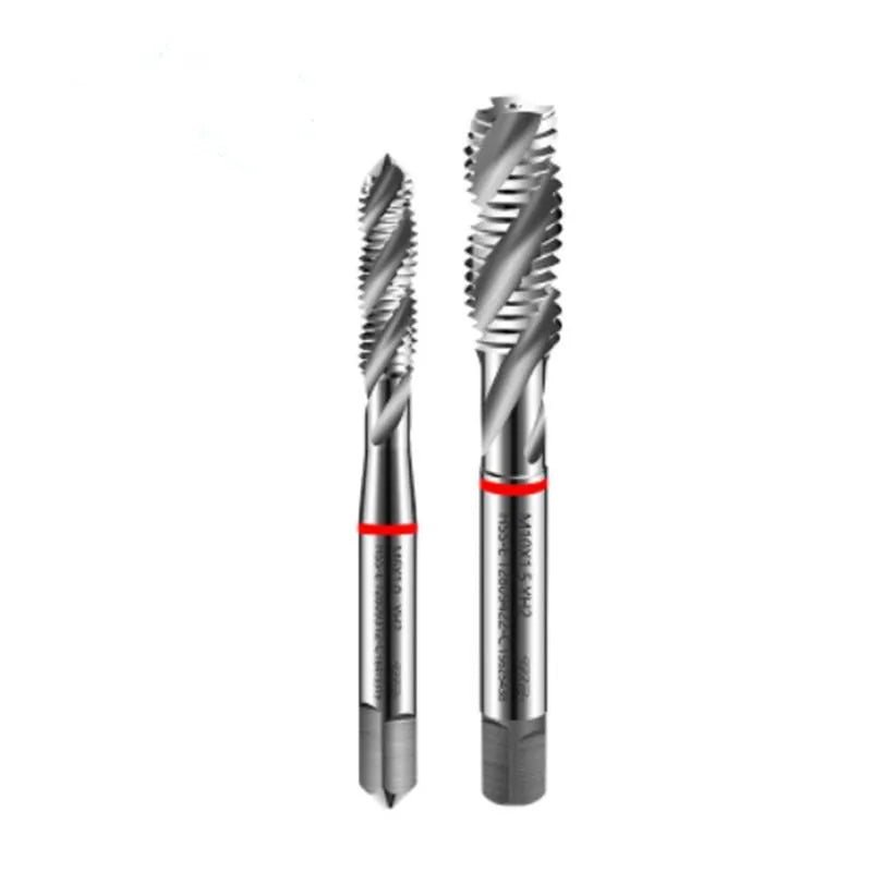 YG HSSE Metric Spiral Fluted Tap M2M2.5M3M4M M6M8M10M12M14M16 X0.45 X0.8 X1.5 Machine Screw Thread Taps For Blind Hole Tapping