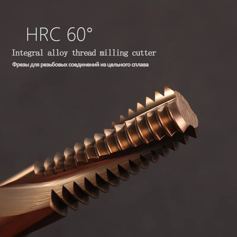 HRC 60 CNC Carbide Thread Milling Cutter