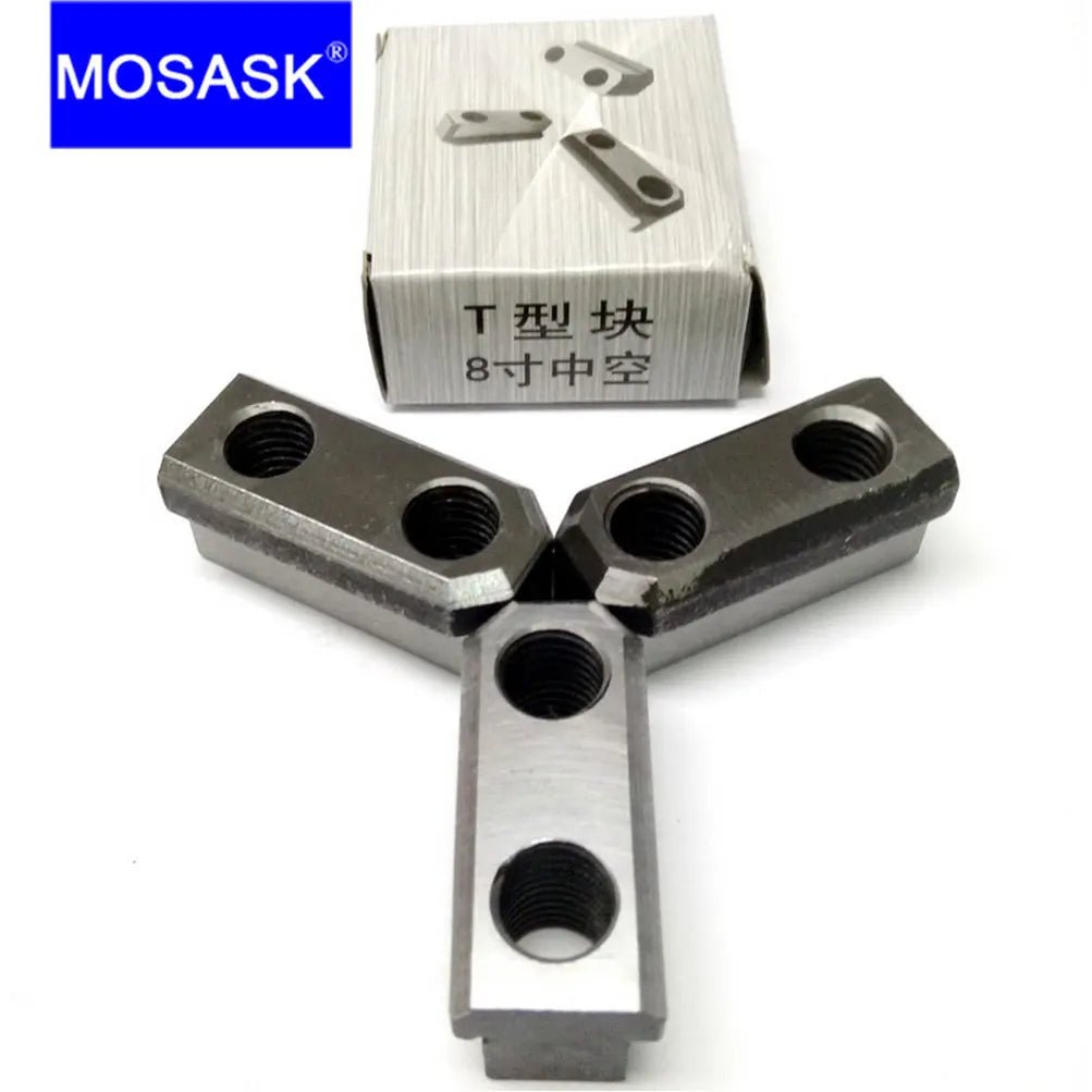 MOSASK SBT 5 6 8 12 CNC Lathe Chuck Jaws Inch Internal Hole Machining Holder Boring Cutting Tool Hollow T Nut Block