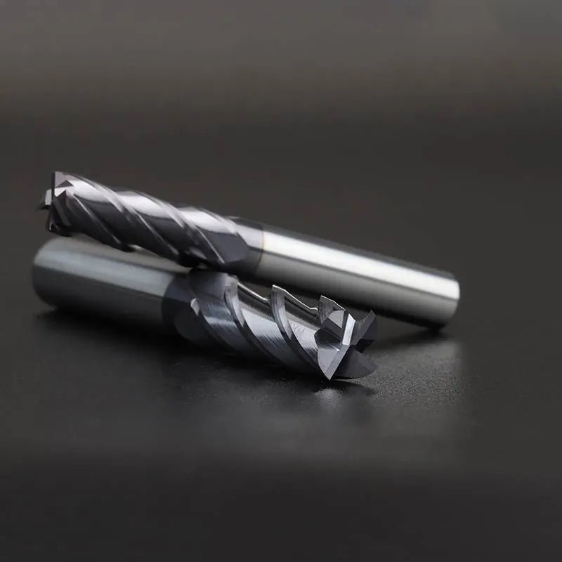 HRC70 Carbide End Mills 4 Flute 123456789,10,11,12,13,14,16,18,20mm,End Mills For Metal Metal Router CNC Milling Cutter Tools