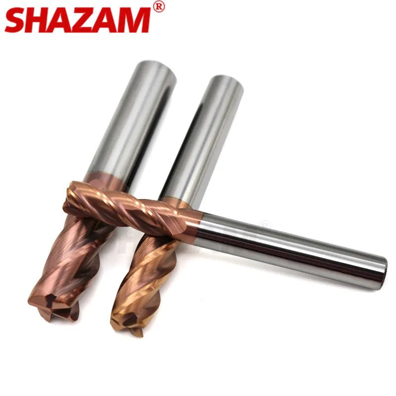 Milling Cutter Alloy Coating Tungsten Steel Tool Cnc Maching Hrc55 Endmill SHAZAM Top  Milling Cutter Kit Milling Machine Tools