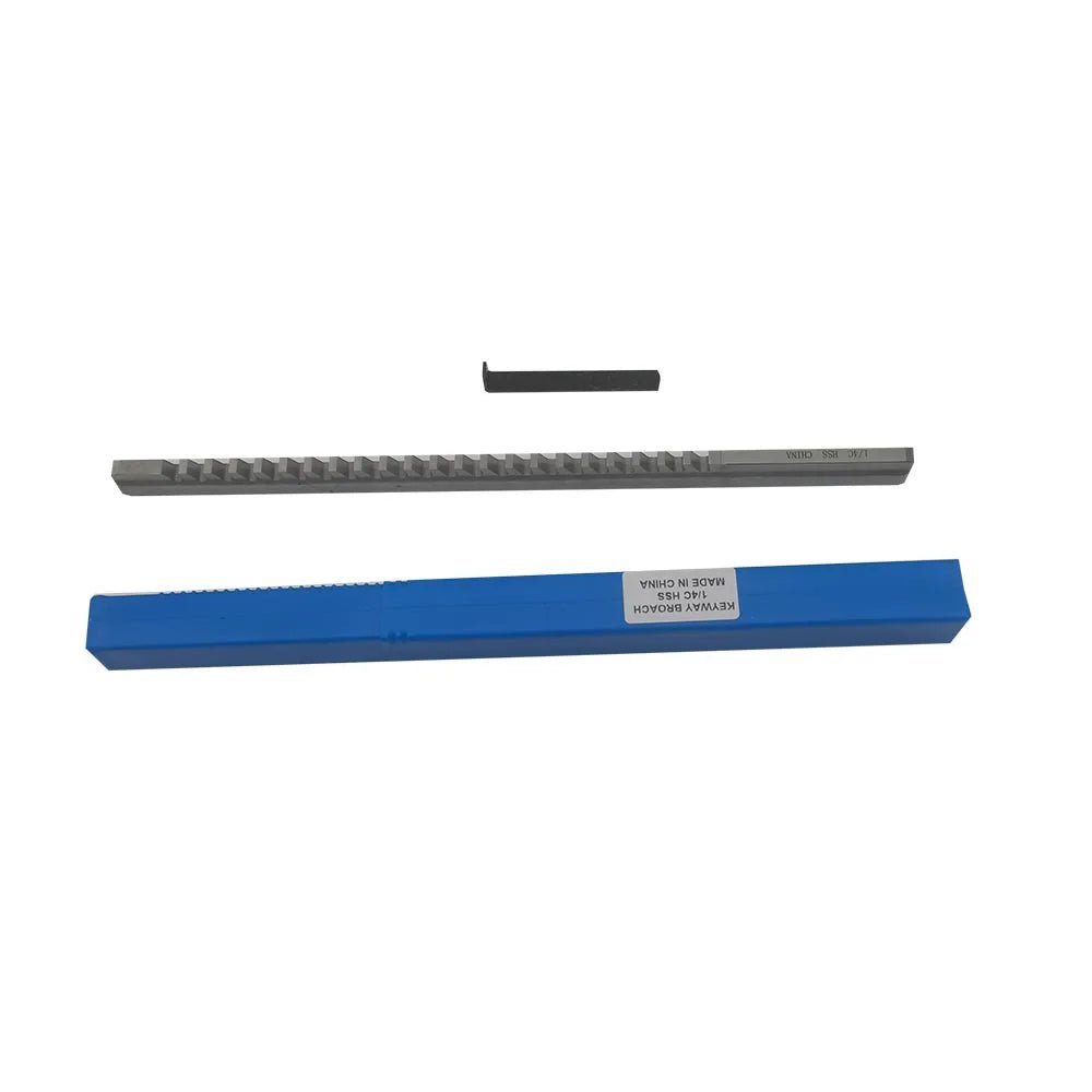 1/4 C Push Type Keyway Broach Inch Sized High Speed Steel HSS Cutting Tool for CNC Broaching Machine Metalworking