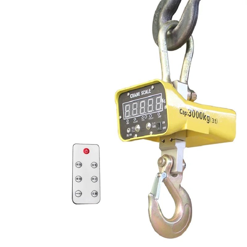 Electronic crane scale 3000KG/3T Precision wireless hanging scale remote control scale for widely used