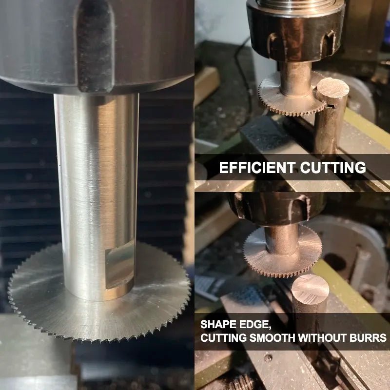 XCAN 110mm Slitting Saw Blade CNC Slot Machining Cutting Disc High Speed Steel Circular Saw Blade Metal Cutting Tools