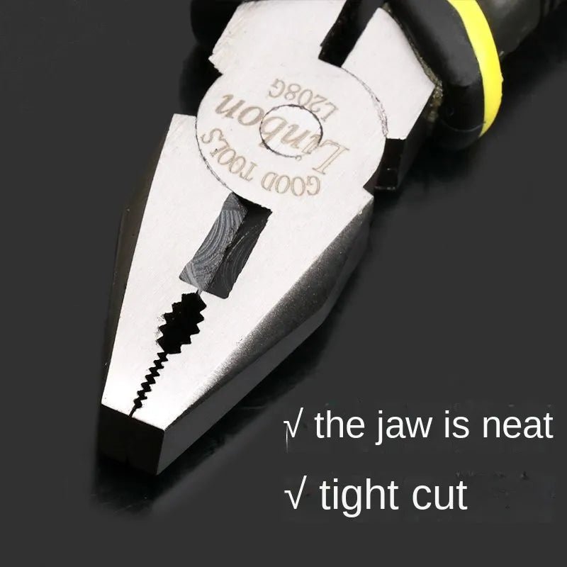 LINBON Pliers Steel Wire Pliers household pliers bolt cutters versatile electrical needle-nosed pliers oblique nose complete