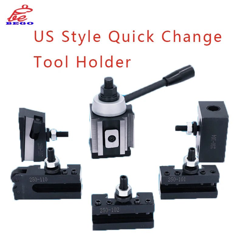 Lathe Tools Holder 250-001/250-002 250-101/102 American Style Quick Change Lathe Boring And Milling Integrated Five Clamp Tool
