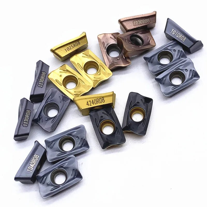 Carbide inserts for indexable face milling turning tools cutter
