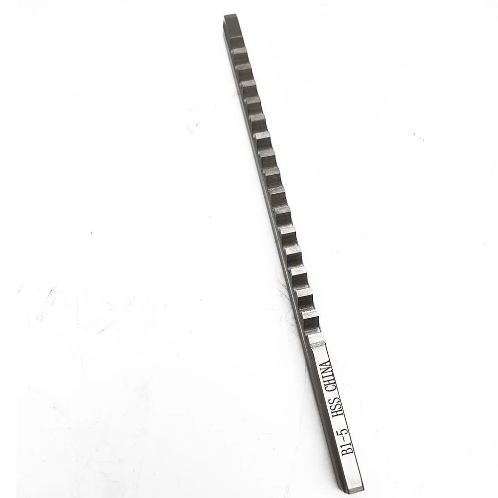 5mm B1 Push-Type Keyway Broach Metric Sized with Shim High Speed Steel Cutting Tool for CNC Machine