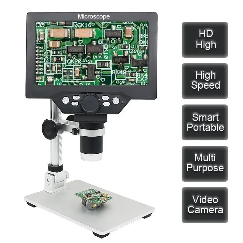 Digital Portable 7" LCD Video Microscope