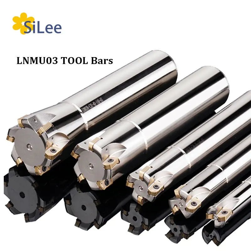 LNMU03 EXN03 C16 C20 CNC Rapid Feed Tool Carbide End Mill Tool Holder Anti-vibration Tool Lathe Holders LNMU0303 Bars For Insert