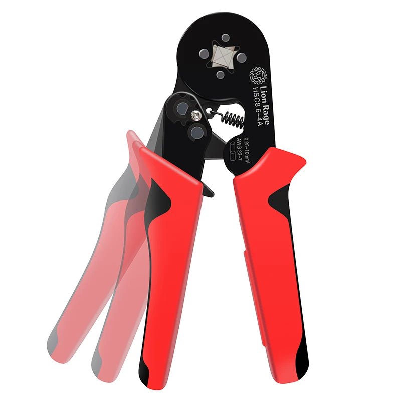 HSC8 6-4 Crimping Tools Ferrule Sleeves Tubular Terminal Wire Crimper Pliers Household Electrical Sets 1020pcs terminal