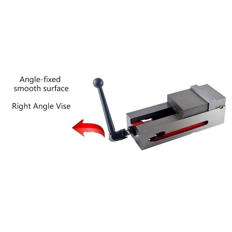 4-Inch/6-Inch Heavy-Duty Precision Chuck Milling Machine CNC Machine Tool Special Integrated Angle-Fixed Smooth Right-Angle Vise