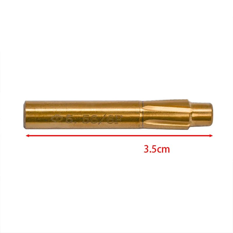 6 Flutes Grooves Spiral Reamer 5.5-11.43mm Push Rifling Button Chamber Helical Machin Break Tool Accessories Machine Reamer