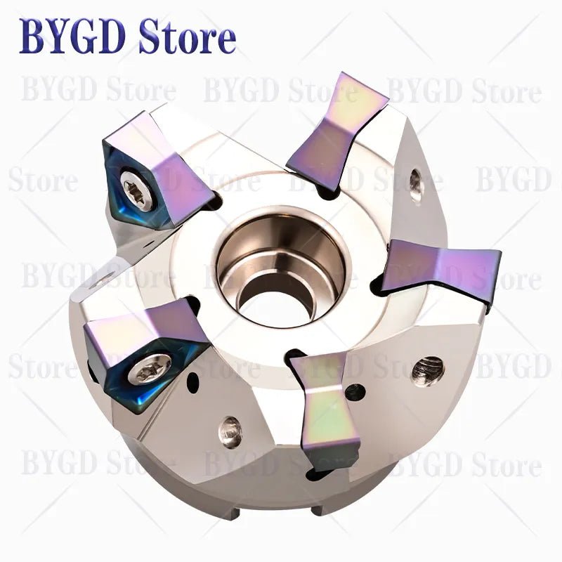 BYGD MFWN90 ° MFWN MFWN900 Double sided hexagonal heavy milling cutter head, inserted with WNMU0806, matched with BT NT  HSK FMB