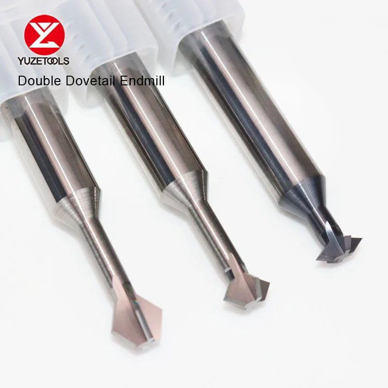 Carbide Dovetail Milling Cutter CNC Tool 60 90 120 Degree 4mm 6mm 8mm 10mm 12mm Tungsten Steel Machining Tool for Metal Endmill